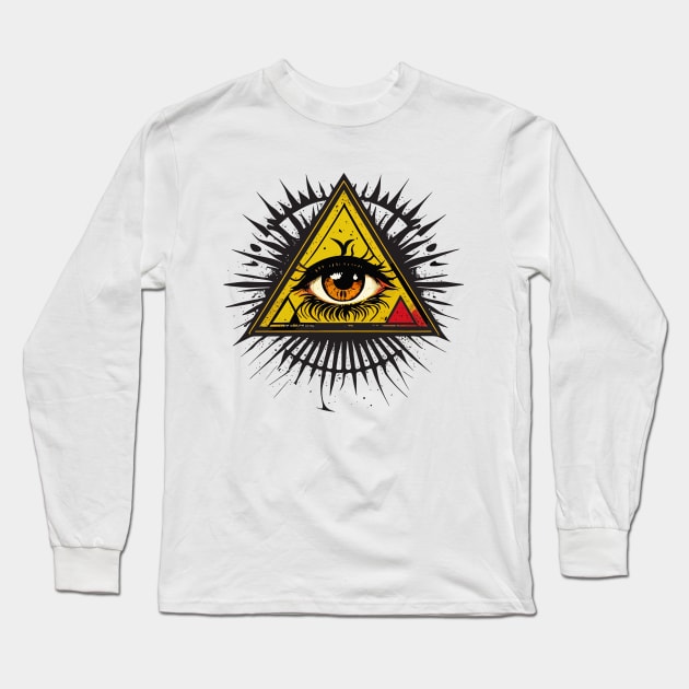 Eye of Providence Long Sleeve T-Shirt by Da20